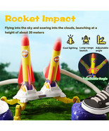 Children&#39;s Foot-stepping Rocket Toy Outdoor Luminous Ejection Flying Roc... - $28.79 CAD+