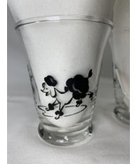 RETRO - 4 Poodle flared Juice Gasses Cordial VINTAGE Anchor Hocking - €25,67 EUR