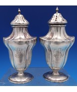 Newport Scroll Frank Smith Sterling Silver Salt &amp; Pepper Shakers Pair (#... - $398.04 CAD