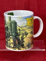 John Deere Moline ILL Farm Scene 11oz Mug Dog Tractor Coffee Mug Ceramic Memorie - £9.10 GBP
