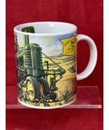 John Deere Moline ILL Farm Scene 11oz Mug Dog Tractor Coffee Mug Ceramic Memorie - $11.39