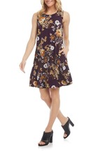 New Karen Kane Purple Floral Flare Dress Size L Size Xl $108 - £39.87 GBP