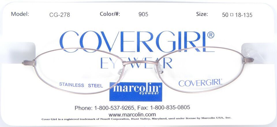 NEW COVERGIRL CG278 905 LIGHT PURPLE EYEGLASSES GLASSES FRAME CG-278 50-... - $11.88