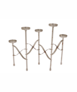 Vintage 70s Mid Century Modern MCM Steel 5 Piece Rotating Candle Holder ... - $1,846.35 MXN