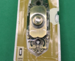 Hampton Bay Wired LED Illuminated Doorbell Push Button, Antique Brass - $9.89