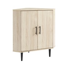Contemporary Birch Corner Cabinet | 2-Door Accent Storage - $2,074.85 MXN