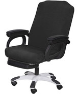 SARAFLORA Office Chair Cover- Large, Black- Removable Computer Cover - $23.64 CAD+
