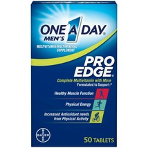 One A Day Men&#39;s Pro Edge Multivitamin Tablets Multivitamins for Men 50 Ct.. - £15.86 GBP