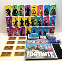 Monopoly Fortnite Open Box Unpunched Sealed Pieces Hasbro Epic Board Game - $22.50