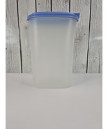 Vintage Tupperware Pitcher #2009B with Blue Lid Oval 64 oz. Refrigerator... - $14.85
