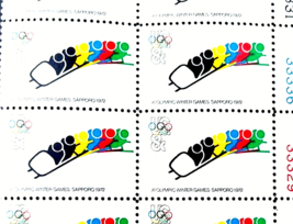 Scott #1461 1972 Winter Olympics Block of 10 Stamps 8 cents US Postage Stamps - £2.36 GBP