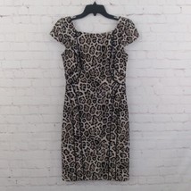 Victoria&#39;s Secret Dress Womens 4 Animal Print Cap Sleeve Sheath Mini Sex... - $34.99