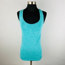 Victoria&#39;s Secret VSX Marled Women&#39;s Small S Aqua Athletic Workout Top - £13.91 GBP