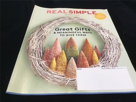 Real Simple Magazine December 2020 Great Gifts &amp; Meaningful Ways to Give Them - £7.99 GBP