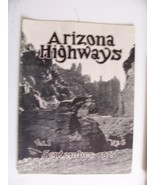 1925 SEPTEMBER ARIZONA HIGHWAYS MAGAZINE VALLEY GRAVEN IMAGES BORDERLAND... - $217,409.23 MXN