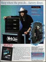 Vito Bratta White Lion band 1987 Carvin FETseries  guitar amp ad advertisement - £3.37 GBP