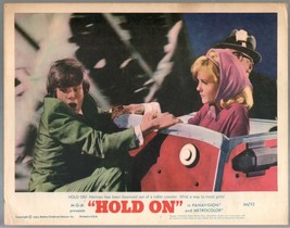 Hold On Lobby Card #3 1966-Peter Noone-Shelley Fabres - £30.07 GBP