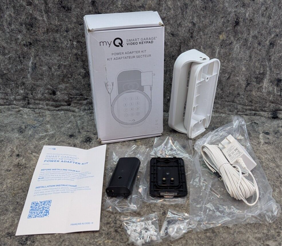 myQ Smart Garage Door Video Keypad Wired Power Adapter Kit-Works w/ Cham... - $47.99