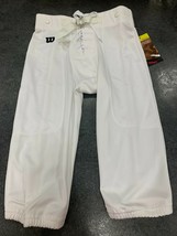 Wilson Performance Football Pant W/snaps Youth White Medium No Pads NEW - £6.33 GBP