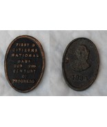 Large Medal--First &amp; Citizens National Bank..old er - £10.18 GBP