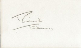 Richard Erdman Signed 3x5 Index Card The Twilight Zone - £15.54 GBP