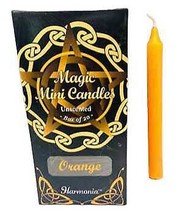 1/2&quot; Dia 5&quot; Long Orange Chime Candle 20 Pack - £15.07 GBP