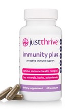 Just Thrive Immunity Plus 60 Caps -  Key Minerals, Herbs &amp; Polyphenals, ... - $32.71