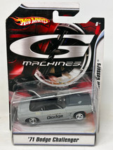 Hot Wheels G Machines Gray 71 Dodge Challenger 1/43 Scale Muscle Car - £15.97 GBP