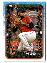 2024 Topps Holiday #H10 Emmanuel Clase NM-MT Guardians ID:74785 - $1.67