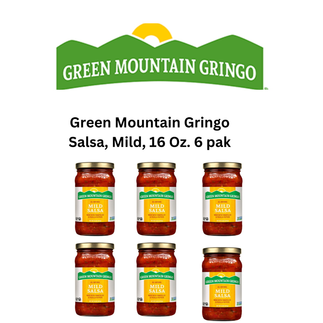 Green Mountain Gringo Salsa, Mild, 16 Oz. 6 Pak - $32.00