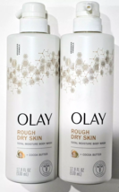 (2 Ct) Olay Rough Dry Skin Total Moisture Body Wash B3 Cocoa Butter 17.9... - £31.15 GBP