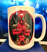 Marvel Comics ~Deadpool~ 5&quot; Mug, Dishwasher Safe ~FREE SHIPPING - £8.57 GBP