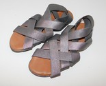 GENTLE SOULS &#39;Bari&#39; Metallic Elastic Sandals size 6.5 M New - £19.42 GBP