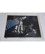 NASA LARGE SPACE STATION 1983 PROMO POSTER LOCKHEED MISSILES &amp; SPACE DBL... - $49.50