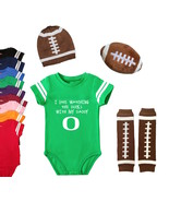 Oregon  Ducks Watching With Daddy Onesie Set - $418.15 MXN - $1,520.54 MXN