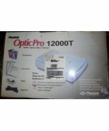 Plustek Opticpro 12000T Flatbed Scanner Documents / Slides / Negatives /... - $94.05