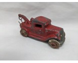 Vintage Red Tow Truck Die Cast Vehicle Toy 3&quot; - $98.99