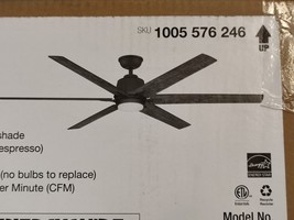 FOR PARTS ONLY - Coupling Cover - HDC Kensgrove 64&quot; Espresso Bronze Ceiling Fan - £18.61 GBP