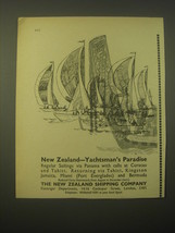 1965 The New Zealand Shipping Company Ad - Yachtsman&#39;s Paradise - £14.48 GBP
