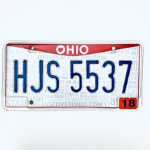  United States Ohio Cuyahoga County Passenger License Plate HJS 5537 - $11.77