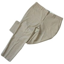 NWT THEORY Tailor Trouser C in Light Camel Melange Sleek Flannel Crop Pants 16 - £57.55 GBP