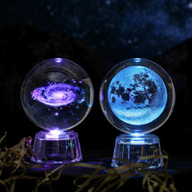 Transparent Luminous Crystal Ball Tabletop Ornament - £494.16 GBP+