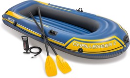 Intex Challenger Inflatable Boat Series: Includes Deluxe Boat Oars And - £54.88 GBP