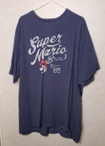 Super Mario Brothers Mens Size 3XL Blue Short Sleeve T-shirt - Size Esti... - $9.89