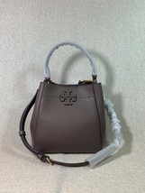 NEW Tory Burch Silver Maple McGraw Small Bucket Bag $348 - £279.88 GBP