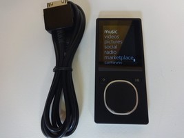 MICROSOFT  ZUNE  BLACK   4GB...NEW  BATTERY... - £70.78 GBP