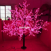 7.2ft 1,248 LED Lights Cherry Blossom Twig Tree Outdoor Pre-lit Christmas Decor - £440.08 GBP