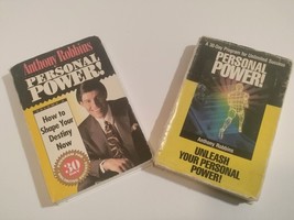 Anthony Robbins 1 &amp; 2 Cassette Cases- From Personal Power &amp; 30 Day Unlim... - £5.41 GBP