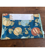 Shabby Chic  Fall Floral Placemats Set Of 4 Thanksgiving Pumpkins Sunflo... - £23.53 GBP