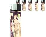 Tattoo Pin Up Girls D32 Lighters Set of 5 Electronic Refillable Butane  - $15.79